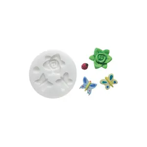 Stampo in silicone Silikomart SLK195 Flower Butterflies image-0