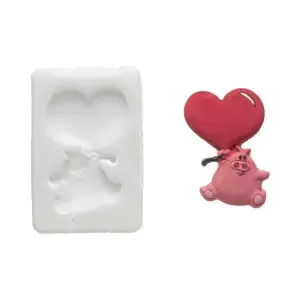 Molde de silicona Silikomart SLK253 Love Pig image-0