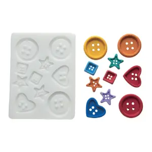 Forma silikonowa Silikomart SLK265 Buttons image-0