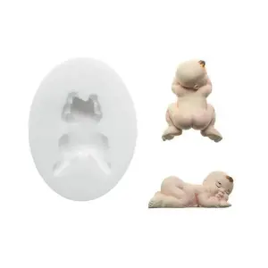 Molde de silicona Silikomart SLK312 Sleeping Baby image-0