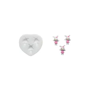 Stampo in silicone Silikomart SLK320 Happy Bunnies image-0