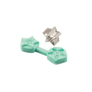 Mini foremka do ciastek Silikomart SLK811 Star Flower image-0
