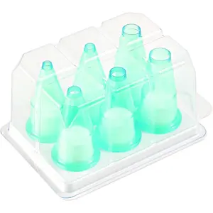 Sokkel af polykarbonat Silikomart BPC6b - Round Tubes (x6) image-0