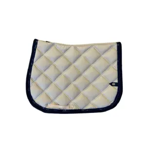 Tapis de selle pour cheval double carré Silver Crown image-0
