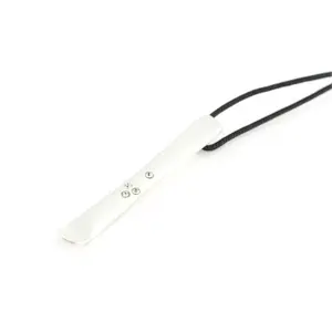 Halsband Silver Surf Ski Cristal Hiver