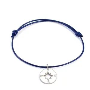 Halsband Silver Surf Rose des vents Direction du ciel