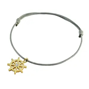 Guld hjulstavsarmband Silver Surf