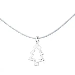 Halsband Silver Surf Tree Arbre Forêt