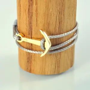 Ankare båtarmband Silver Surf image-1