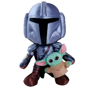 Plysch Simba Star Wars Mandalorian with Grogu image-4