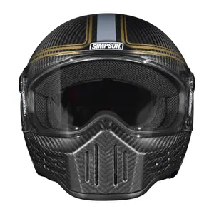 Μοτοσικλετιστικός κράνος πλήρους τύπου Simpson M30 image-2