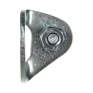 Plaque d'ancrage en zinc avec boulon Singing Rock image-2