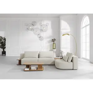 3-seater sofa with a set of tables Sit Sit Ripose image-1