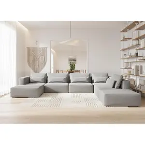 Corner modular sofa with bench Sit Sit Ripose image-1