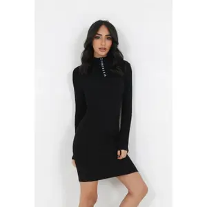 Abito a maniche lunghe con zip da donna Sixth June image-0