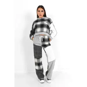 Pantaloni multi tessuti donna Sixth June image-0