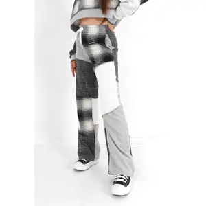 Pantaloni multi tessuti donna Sixth June image-2