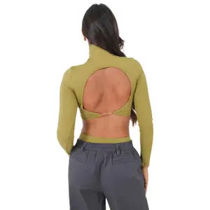 Női hosszú ujjú póló Sixth June Open Back W/ Collar image-3