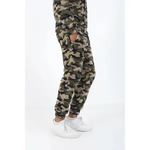 Pantaloni camouflage in pile Sixth June image-2