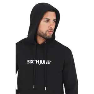 Sweatshirt à capuche brodé Sixth June image-6