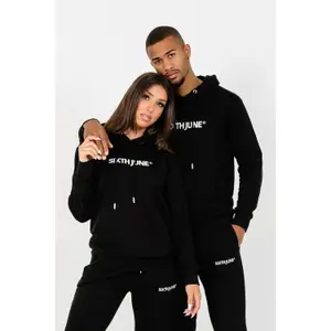 Sweatshirt à capuche brodé Sixth June image-3