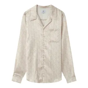 Camisa de satén con monograma Sixth June image-0