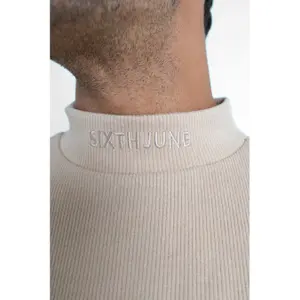 Knit jumper with embroidered logo Sixth June image-6