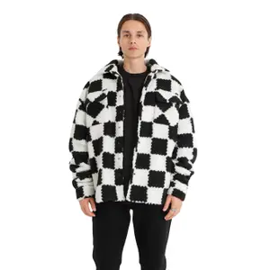 Polaire en sherpa damier Sixth June image-1