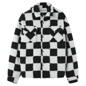 Polaire en sherpa damier Sixth June image-0