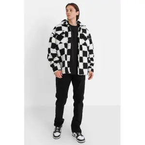 Polaire en sherpa damier Sixth June image-2