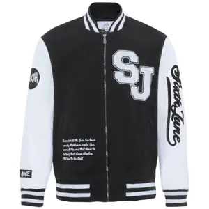 Casaco com logo de caveira universitário Sixth June image-0