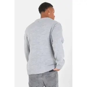 Cardigan de malha com coração bordado Sixth June image-4