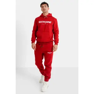 Sweatshirt à capuche brodée Sixth June Essentials image-1