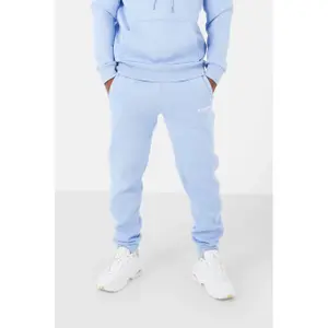 Fleece-lined jogging trousers with embroidered logo Sixth June image-1