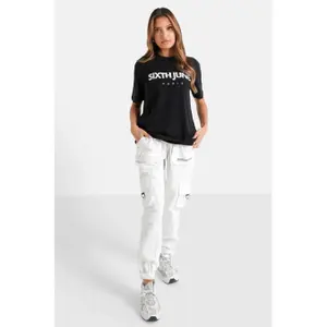 T-shirt with bordered Paris logo Sixth June image-3