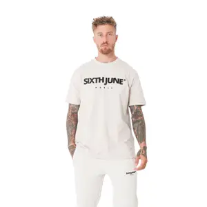 T-shirt com logótipo bordado de Paris Sixth June image-0