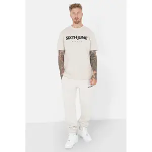 T-shirt com logótipo bordado de Paris Sixth June image-1