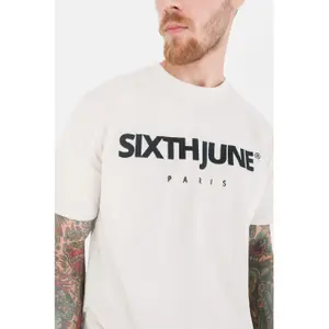 T-shirt com logótipo bordado de Paris Sixth June image-4