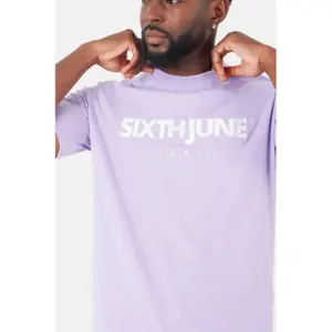 Camiseta con logo bordado París Sixth June image-4