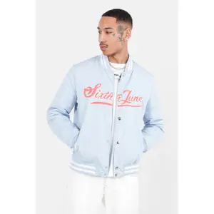 Chaqueta universitaria bordada Sixth June image-2