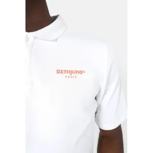 Polo con logo ricamato Sixth June image-4
