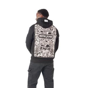 Azulejos Pattern Hoodie Sixth June image-2