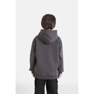 Child's hooded sweatshirt with gothic logo Sixth June image-3