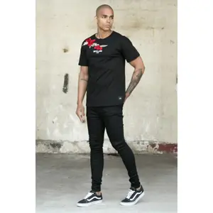 Jeans bordados rosa Sixth June image-0