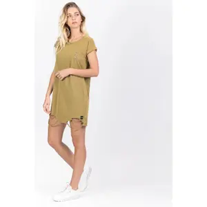 Abito t-shirt strappato con anelli donna Sixth June image-1