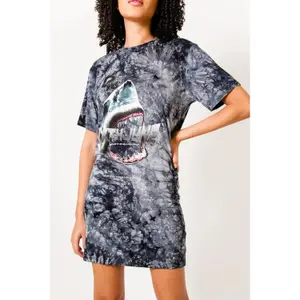 Women's t-shirt dress Sixth June Tie Dye Requin image-1