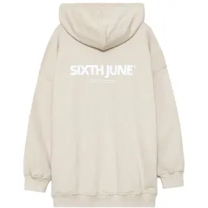 Felpa oversize con cappuccio da donna Sixth June image-3