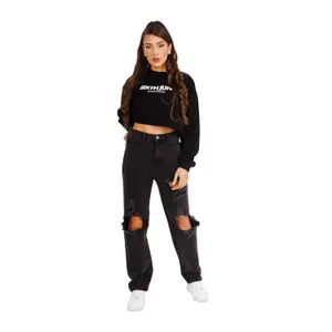 Felpa con logo stampato donna Sixth June image-1