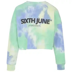 Felpa da donna Sixth June Logo Tie Dye image-3