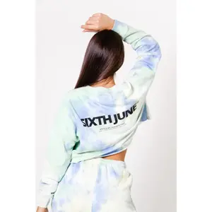 Felpa da donna Sixth June Logo Tie Dye image-4